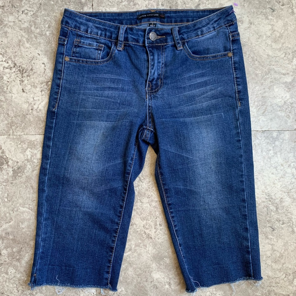Denim Couture Bermuda Cut Off Shorts Size 5
